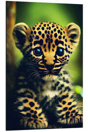 Magnettafel Baby Leopard