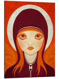 Magnettafel Mädchen mit Hoodie