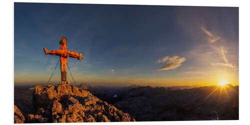 PVC-tavla Schönfeldspitze at sunrise