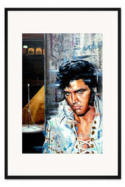 Gerahmter Kunstdruck Elvis backstage