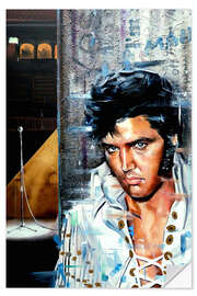 Wall sticker Elvis backstage