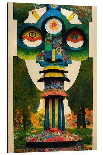 Gallery print Totem Face - Agitation