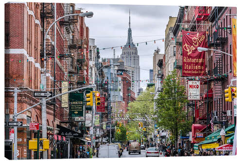 Quadro em tela Cityscape of NYC, Little Italy