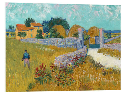 Quadro em PVC Farmhouse in Provence, 1888