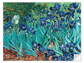 Sisustustarra Irises, 1889