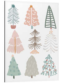 Stampa su alluminio Christmas Tree Sketchbook II