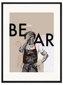 Gerahmter Kunstdruck The Bear
