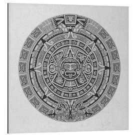 Cuadro de aluminio Maya Calendar II