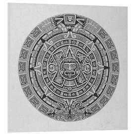 Foam board print Maya Calendar II