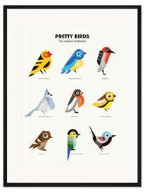 Gerahmter Kunstdruck Pretty Birds I
