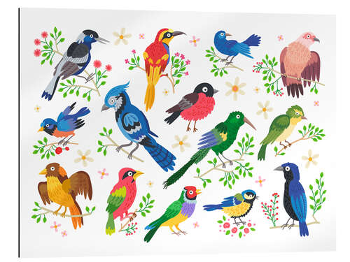 Gallery print Colourful Birds I