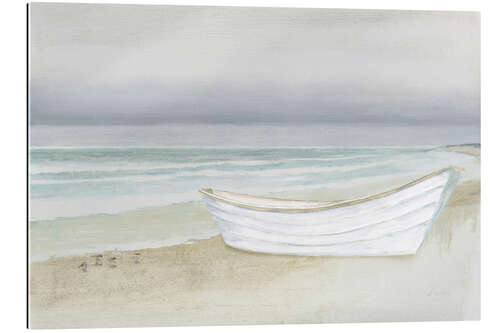 Cuadro de plexi-alu Serene Seaside with Boat