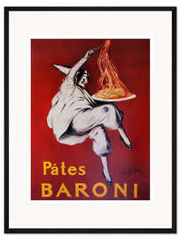Gerahmter Kunstdruck Pâtes Baroni