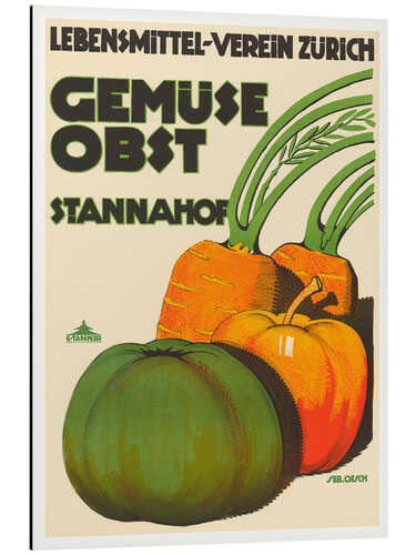 Aluminium print Vegetables and Fruit – St. Annahof (German)