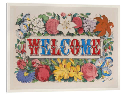 Cuadro de plexi-alu Welcome - Vintage Farmhouse Sign