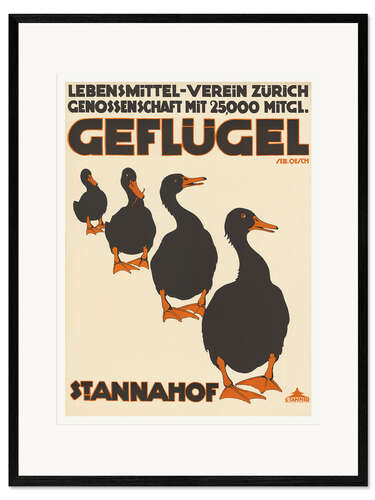 Framed art print Poultry – St. Annahof (German)