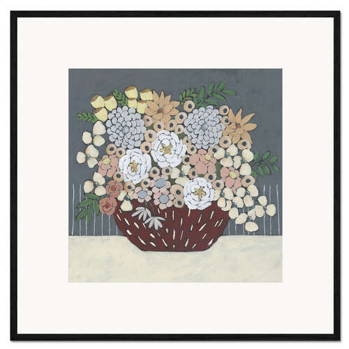 Impression artistique encadrée Flowers For You II
