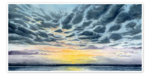Plakat Anastasia Island Sunset III