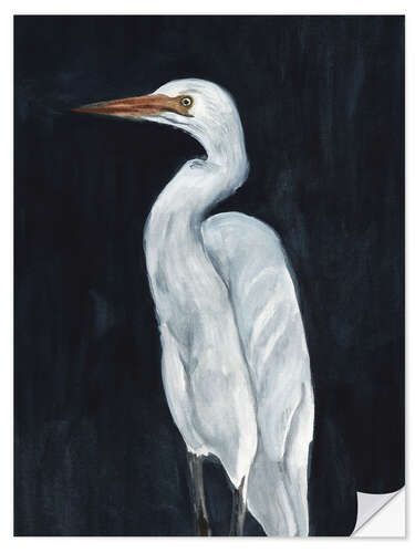 Wall sticker Calm Great Egret I