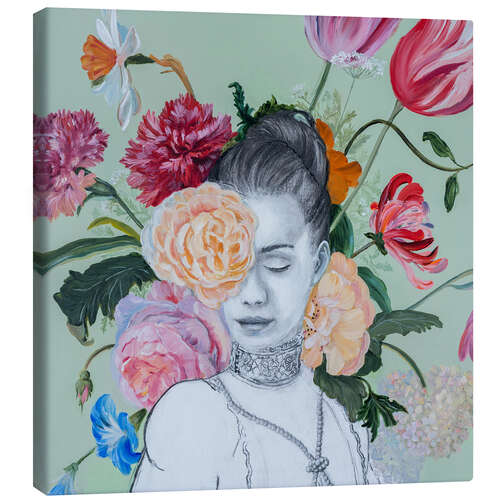 Canvas print Portraits in Bloom I