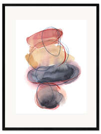 Plakat artystyczny premium w ramie Balancing Act I