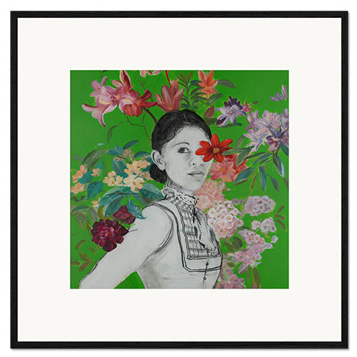 Stampa artistica con cornice Lady Florals I