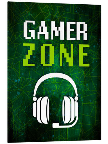 Quadro em acrílico Gamer Art - Gamer Zone