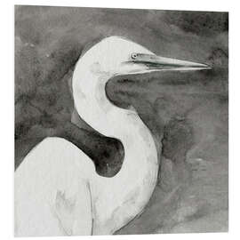 Tableau en PVC Solemn Egret III