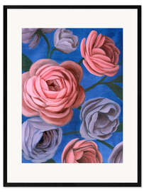 Framed art print Layered Petals II