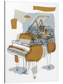 Magnettafel Generalprobe am Klavier