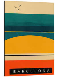 Magnettafel Sommer in der Ferne - Barcelona