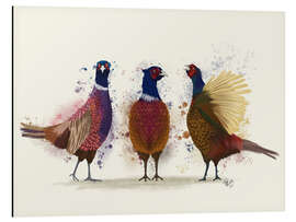 Magnettafel Fasanen-Trio