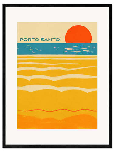 Ingelijste kunstdruk Summer Abroad - Porto Santo