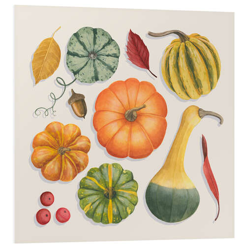 Foam board print Rich Harvest in Autumn I