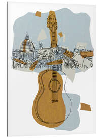 Magnettafel Generalprobe an der Guitarre