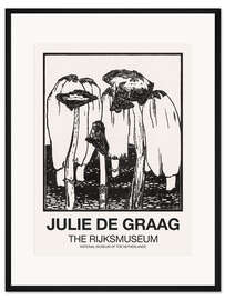 Gerahmter Kunstdruck Pilze aus Tinte – Rijksmuseum