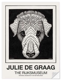 Selvklebende plakat The Dog's Head – Rijksmuseum