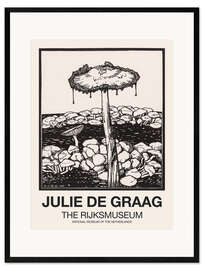 Plakat artystyczny premium w ramie Dripping Mushrooms – Rijksmuseum