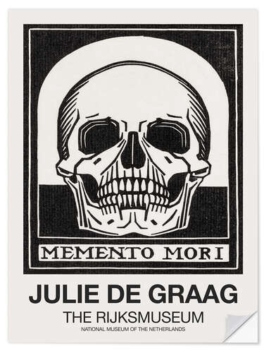 Selvklebende plakat Memento Mori – Rijksmuseum