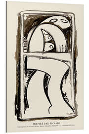 Magnettafel Abstract Female Nude, No. 3