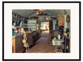 Gerahmter Kunstdruck Die kleine Taverne
