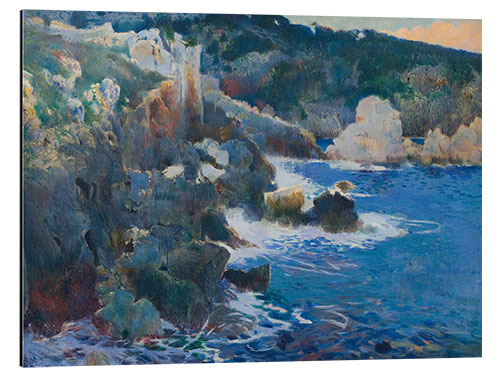 Quadro em alumínio Cala Encantada – Mallorca, 1901