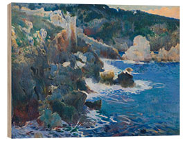 Holzbild Cala Encantada – Mallorca, 1901