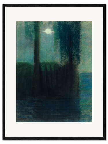 Ingelijste kunstdruk Night