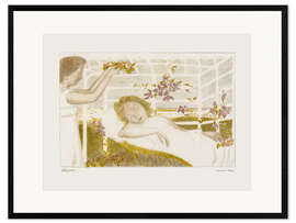 Ingelijste kunstdruk Allegory, plate one from Love