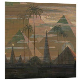 Foam board print Andante – Sonata of the Pyramids