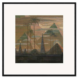 Impression artistique encadrée Andante – Sonata of the Pyramids