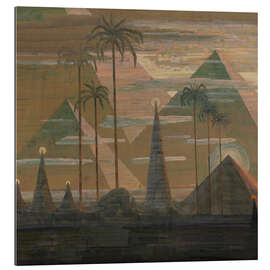 Tableau en plexi-alu Andante – Sonata of the Pyramids