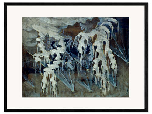 Ingelijste kunstdruk Winter II