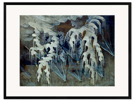 Inramat konsttryck Winter II